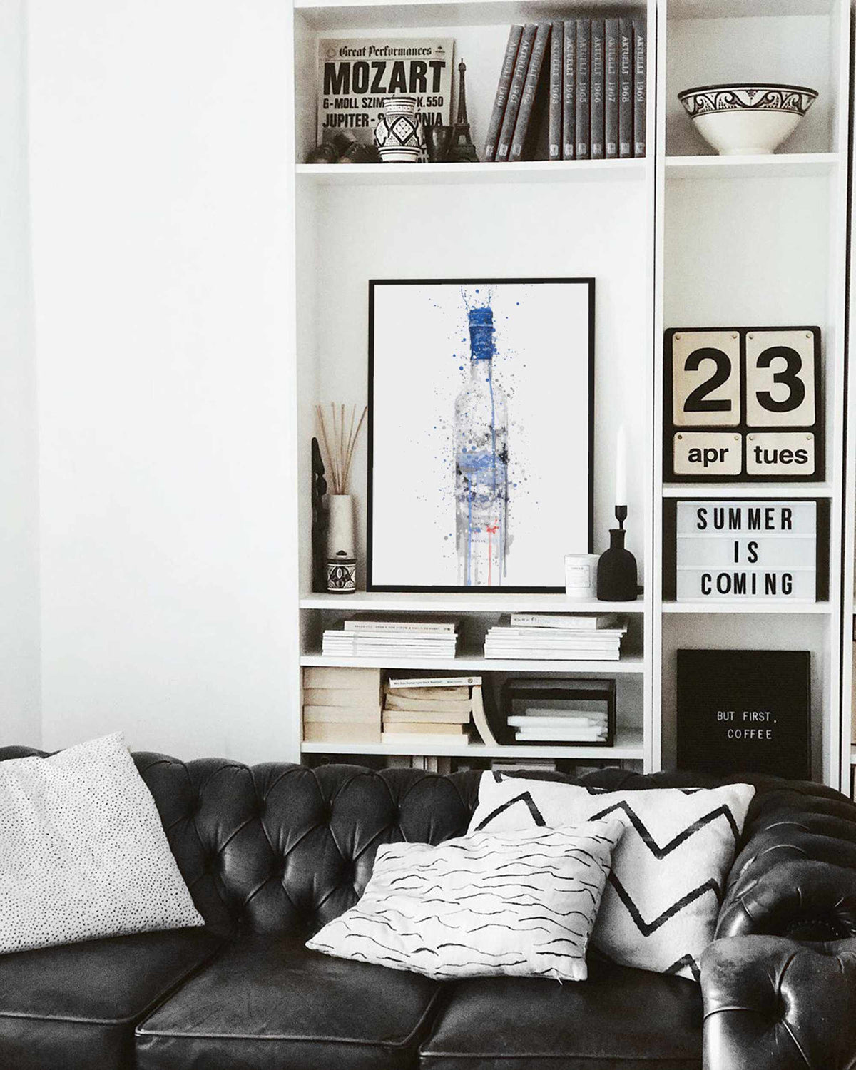 Vodka Bottle Wall Art Print 'Frost'-We Love Prints | legacy-mockup
