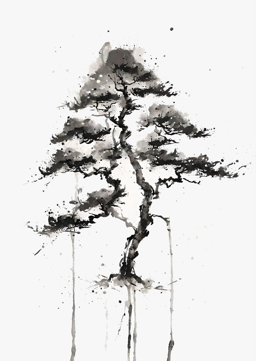 Japanese Tree Wall Art Print