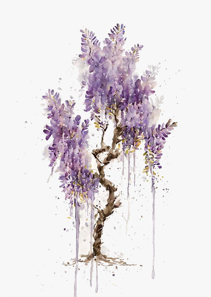 Wisteria Tree Wall Art Print