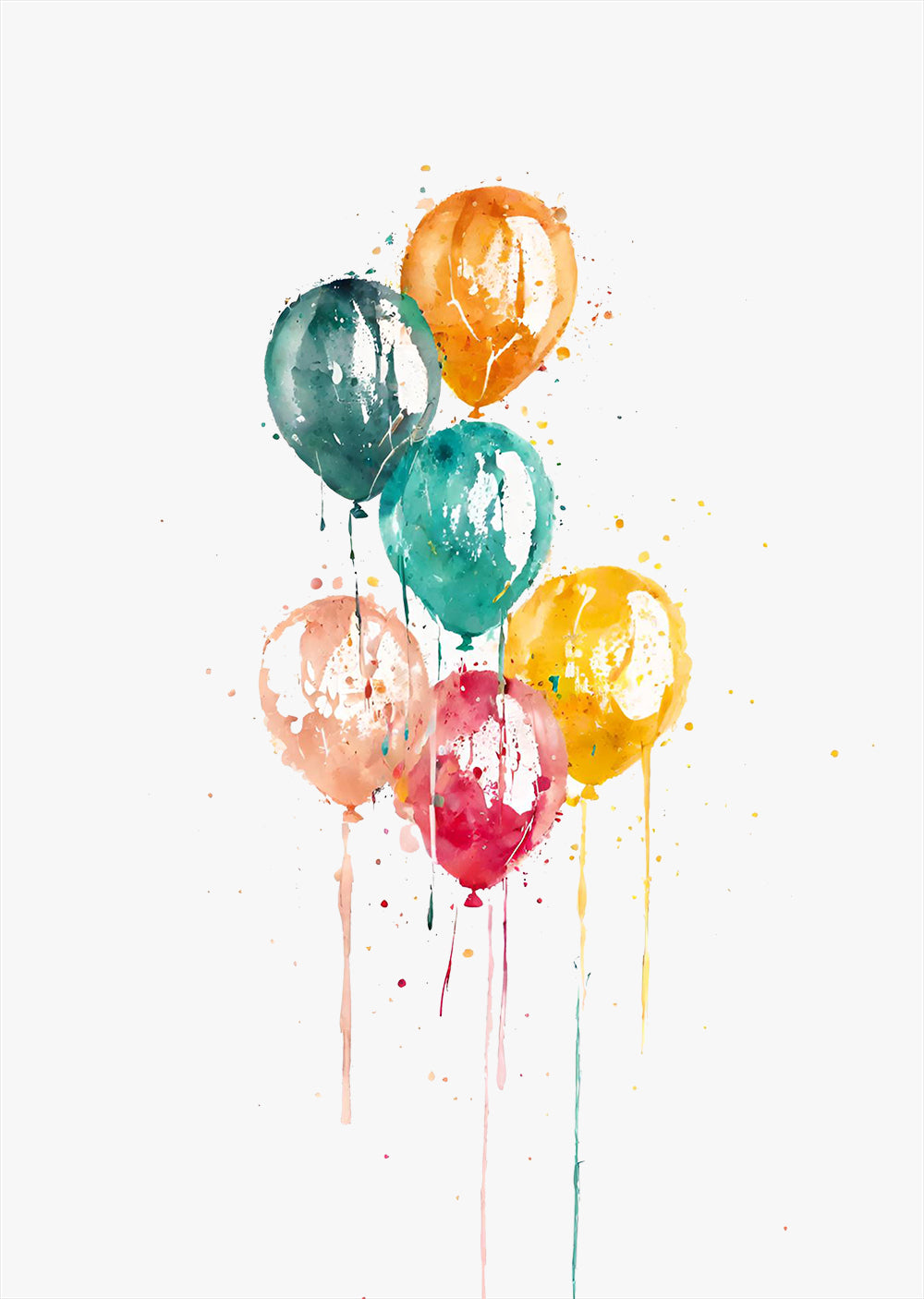 Balloons Wall Art Print