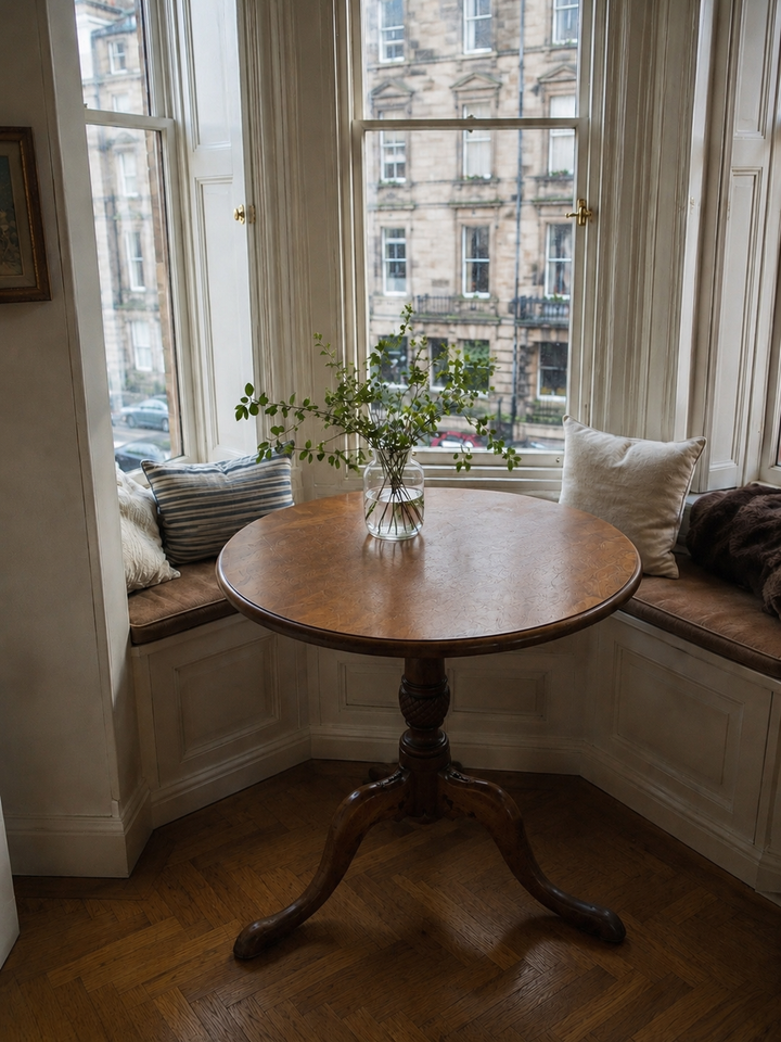 Antique Mahogany Tilt-Top Breakfast Table