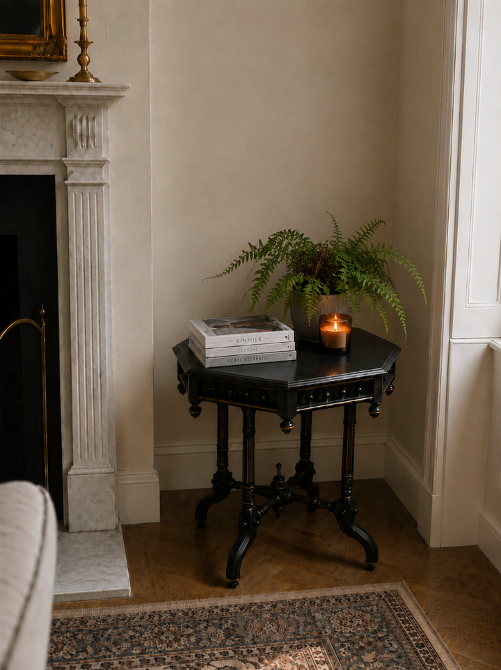 Antique Ebonised Aesthetic Movement Occasional Table