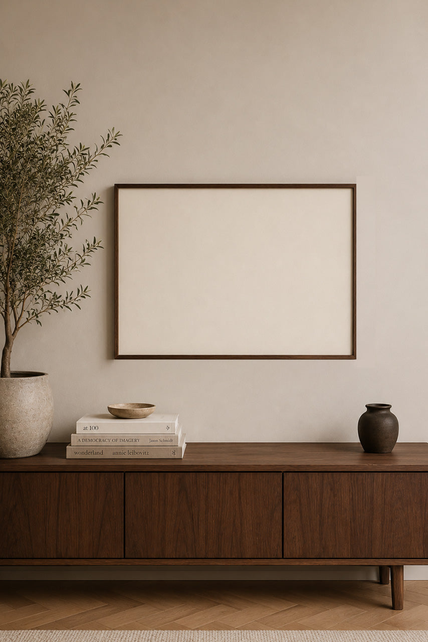 Lion Wall Art Print lifestyle mockup