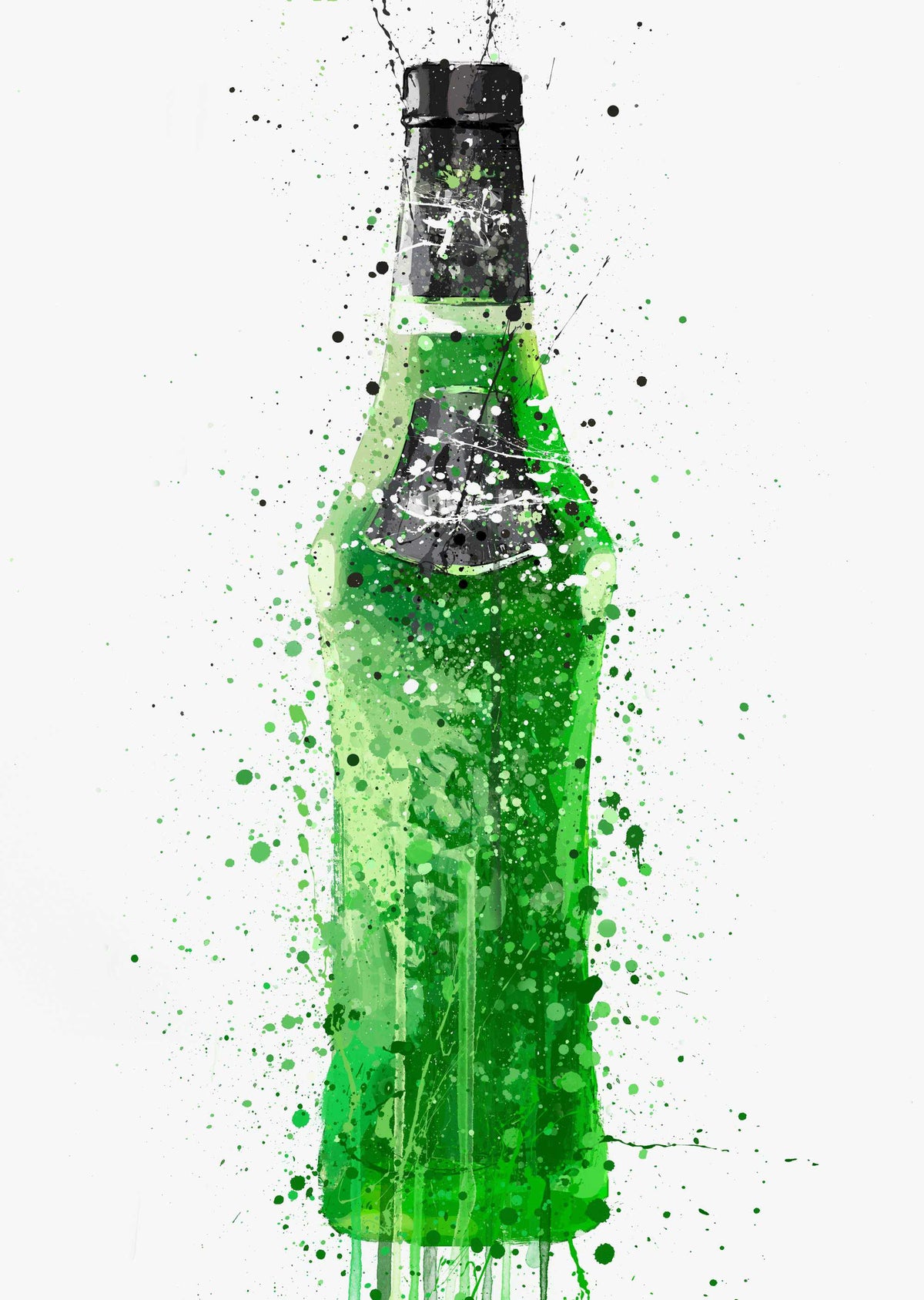 Liquor Bottle Wandbild 'Melone'