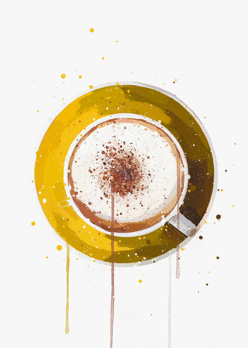 Coffee Wall Art Print 'Cappuccino'