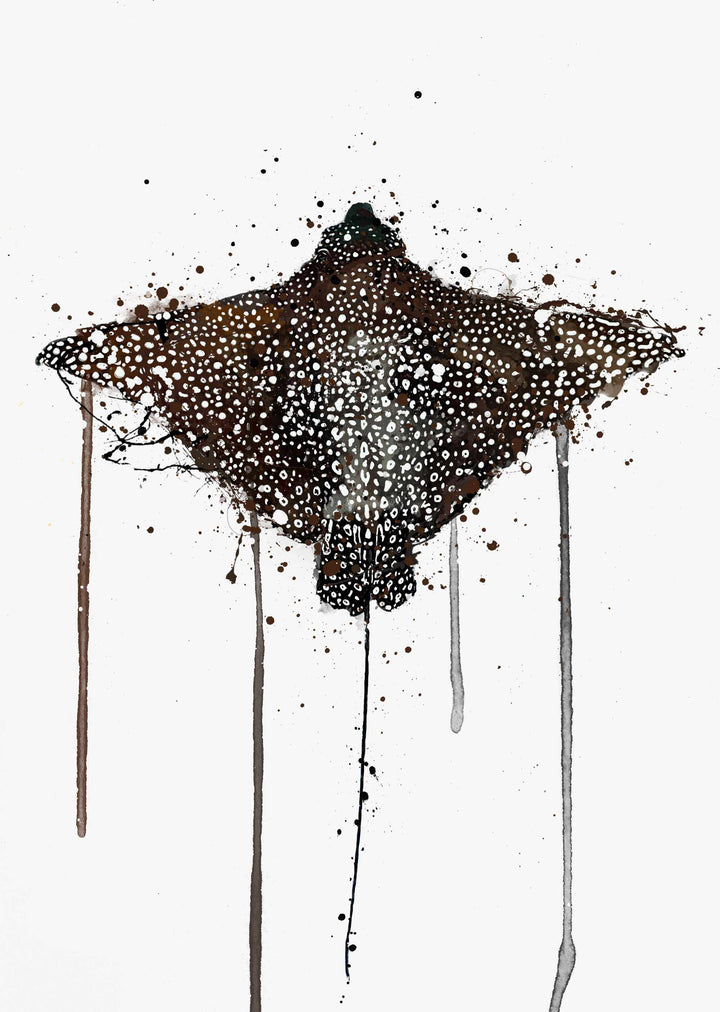 Sea Creature Wall Art Print 'Stingray'-We Love Prints