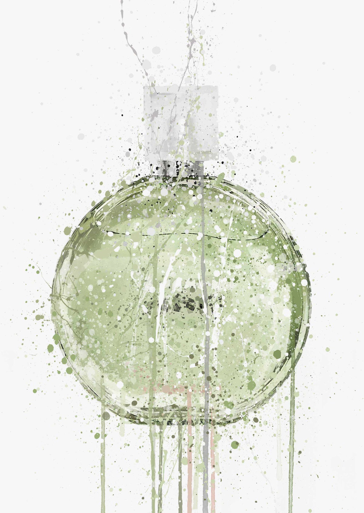 Fragrance Bottle Wall Art Print 'Spring Meadow'
