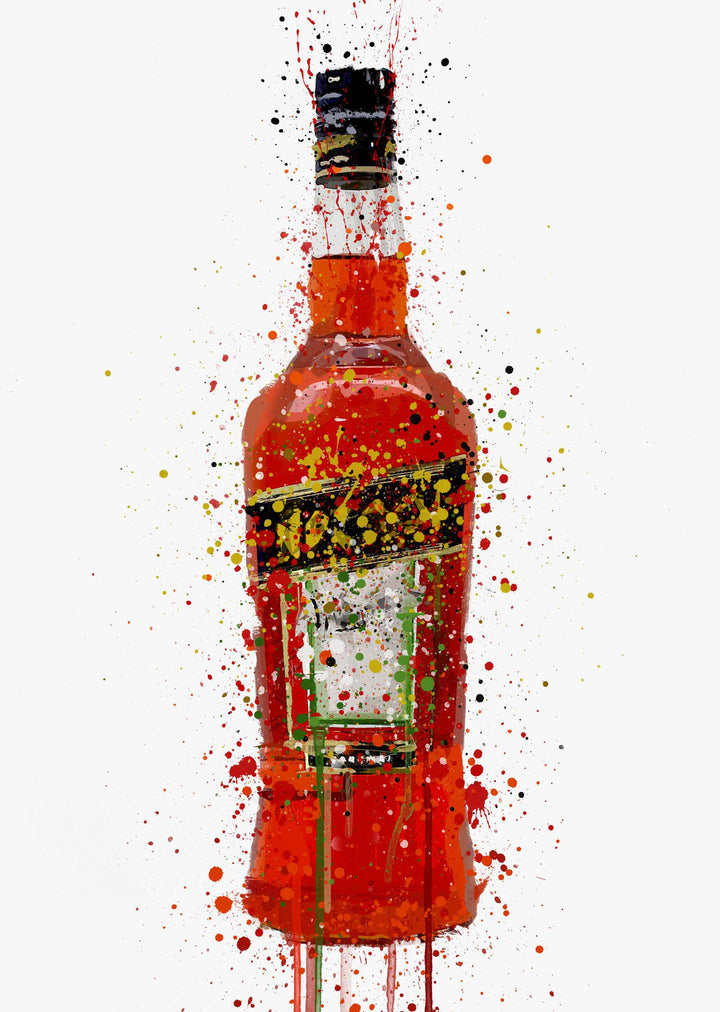 Liquor Bottle Wall Art Print 'Italia'-We Love Prints
