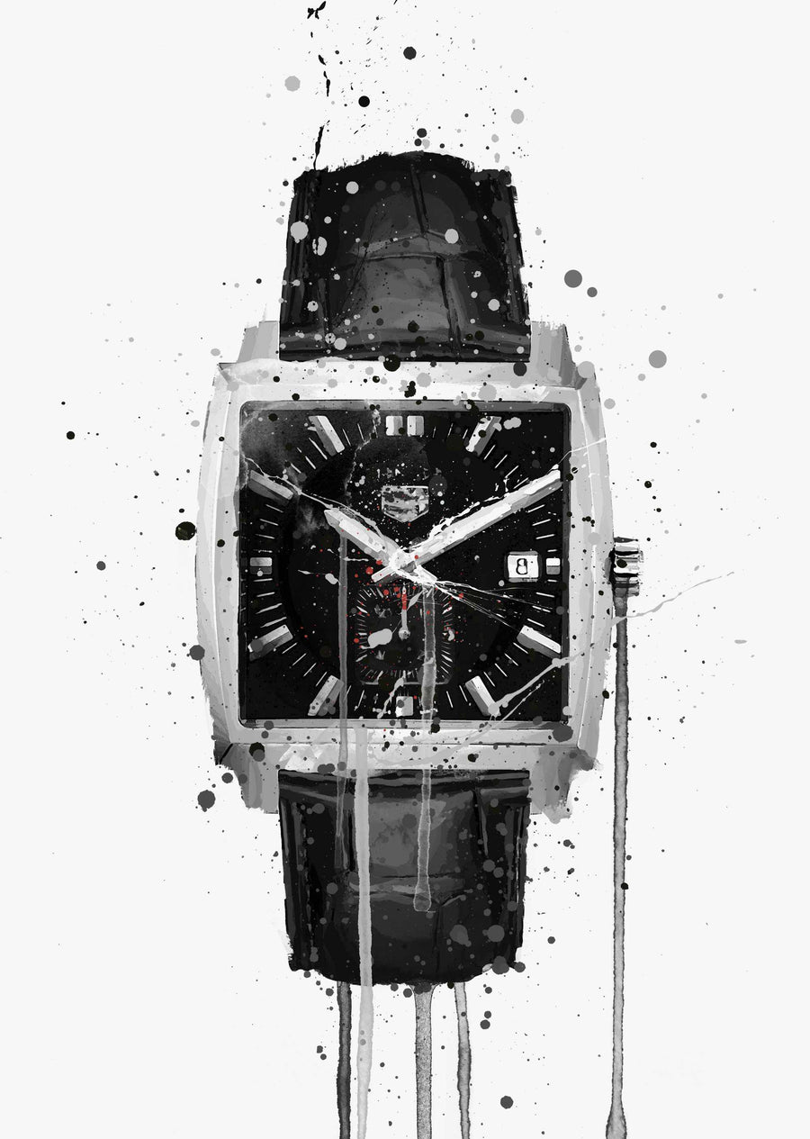 Wrist Watch Wall Art Print 'Smoke'
