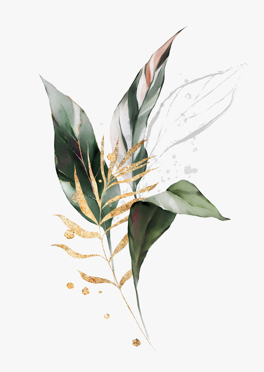 Botanischer Kunstdruck 'Lush' - Pflanzendrucke, botanische Kunstdrucke und botanische Illustrationen