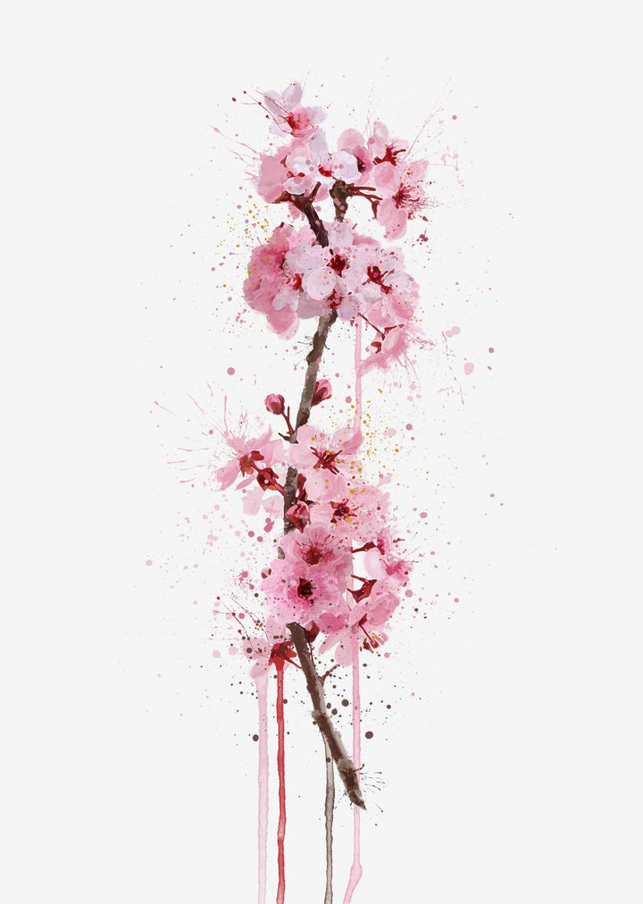 Flower Wall Art Print 'Cherry Blossom'