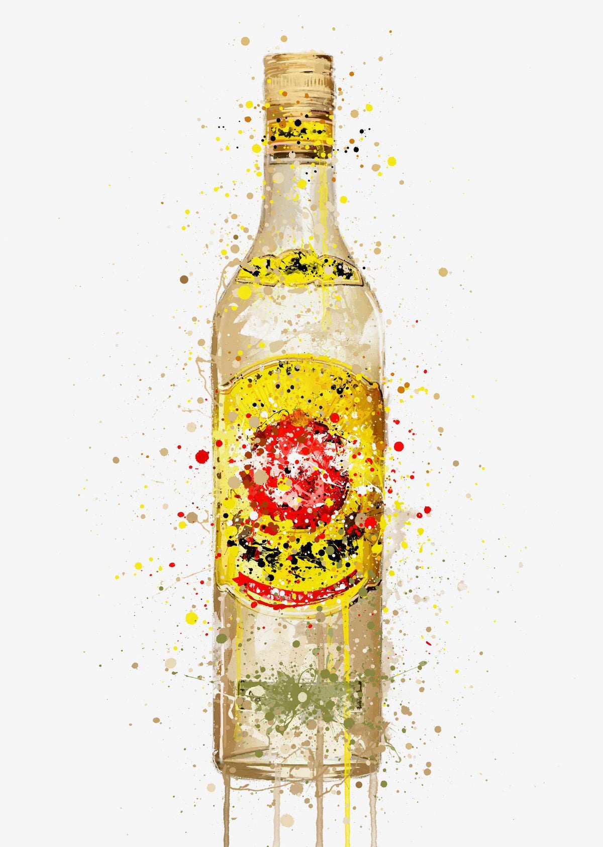 Wandbild Rumflasche 'El Sol'