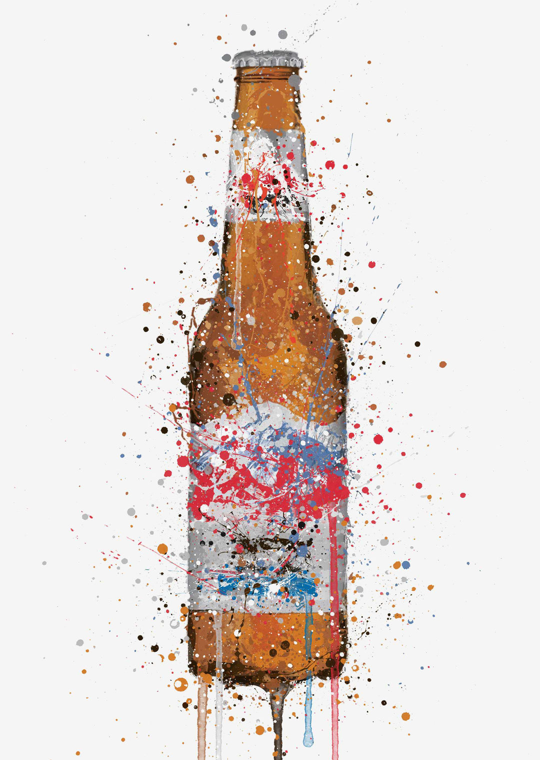Bierflaschen-Wandbild 'Summit'