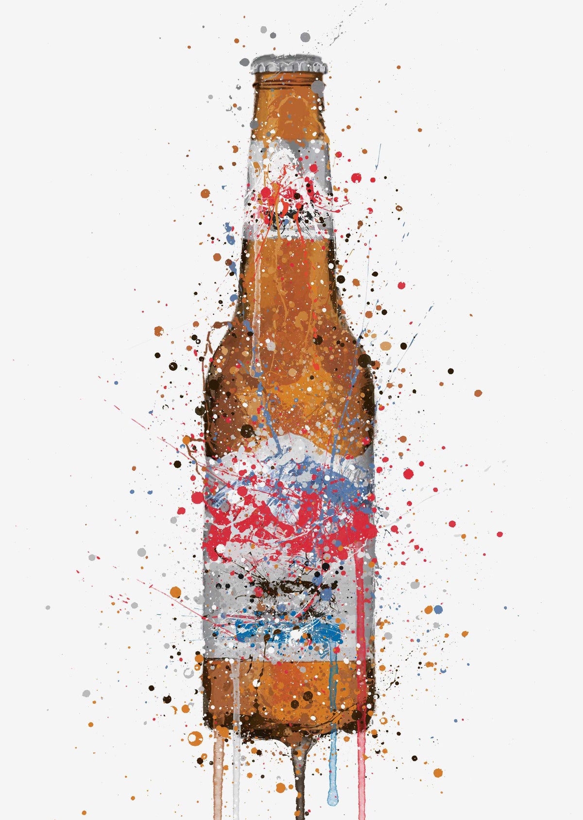 Bierflaschen-Wandbild 'Summit'
