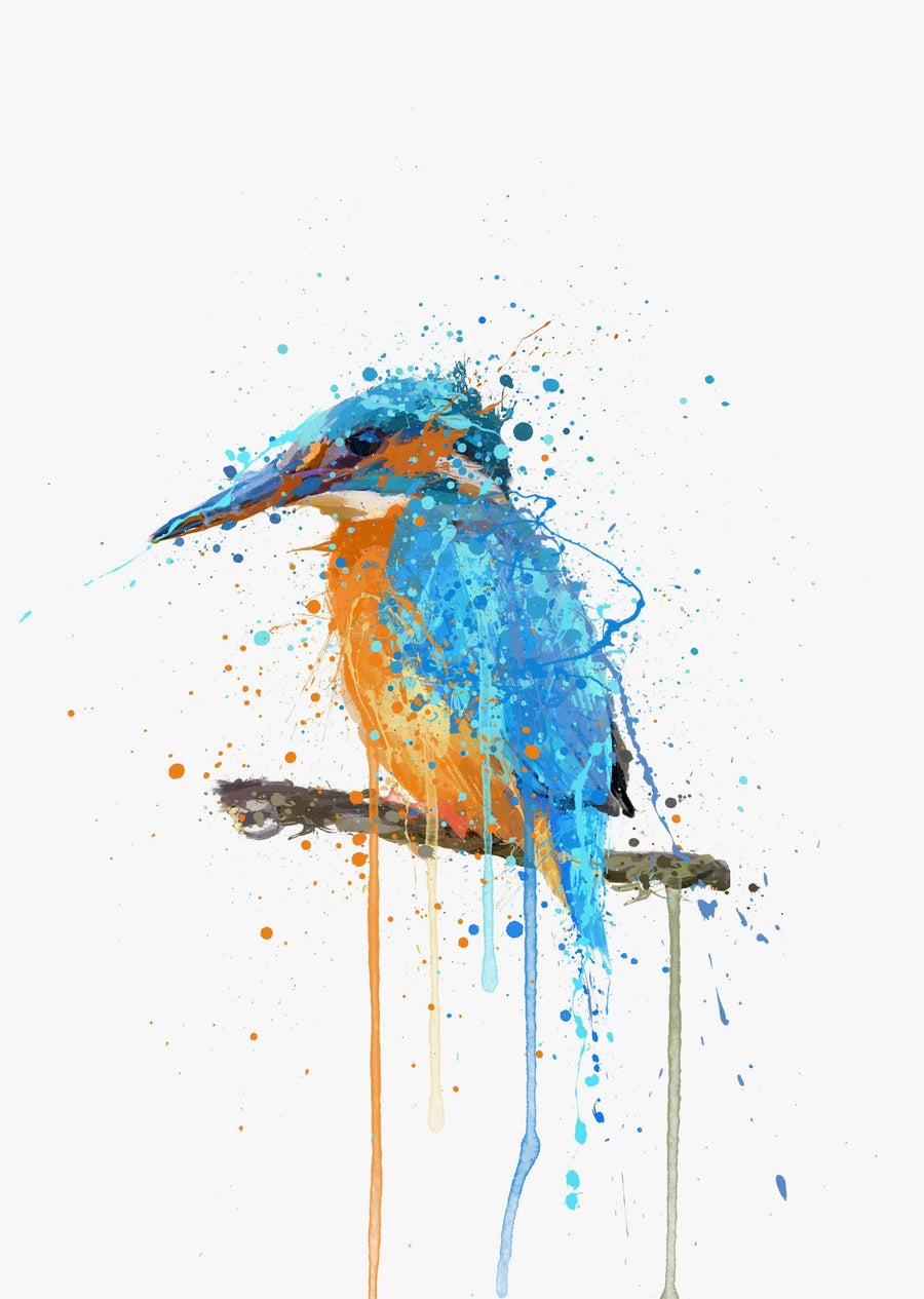 Kingfisher Bird Wall Art Print
