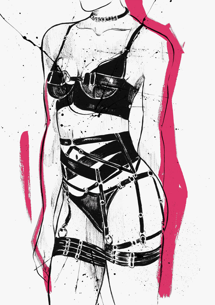 Afterparty Playsuit Wall Art Print