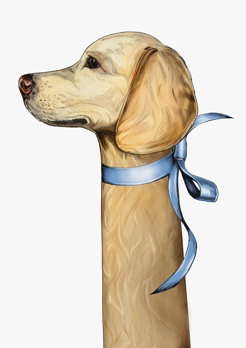 Designer Dog Wall Art Print 'Mrs Ripley'