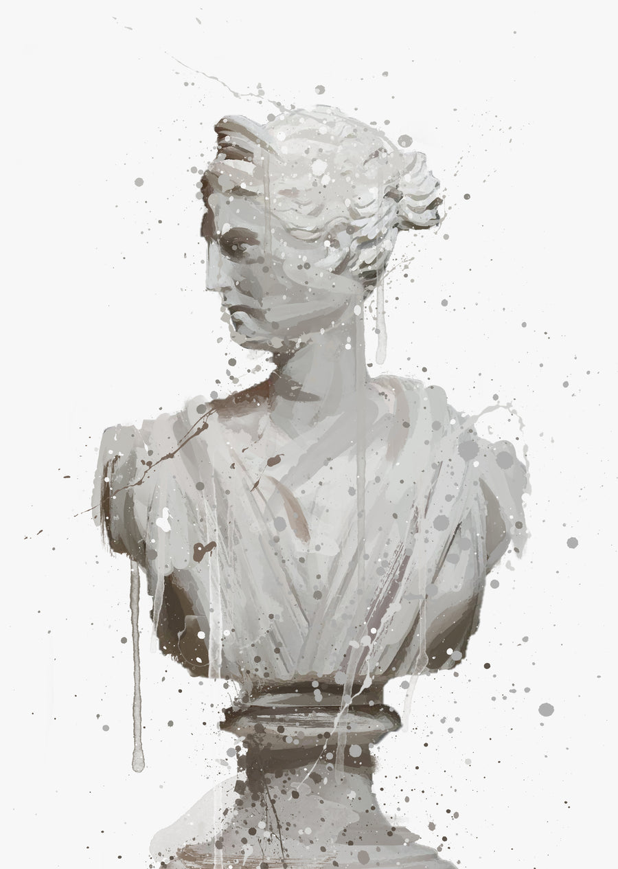 Artemis-Büste-Wand-Kunstdruck