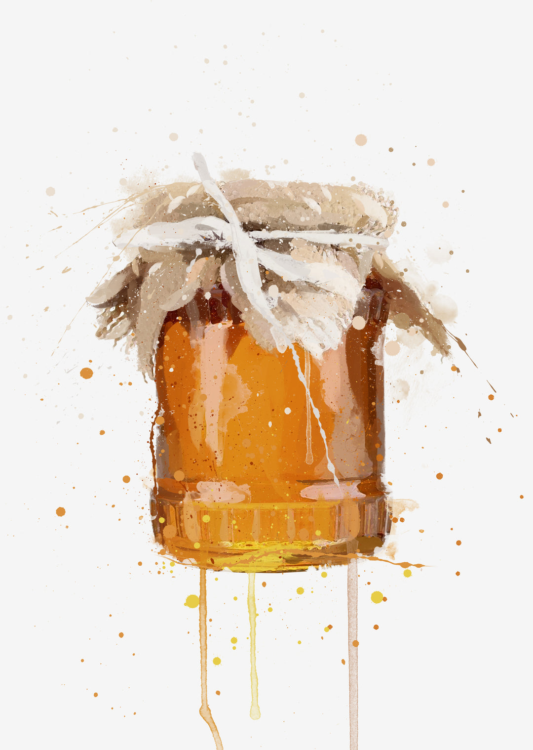Honey Jar Wall Art Print