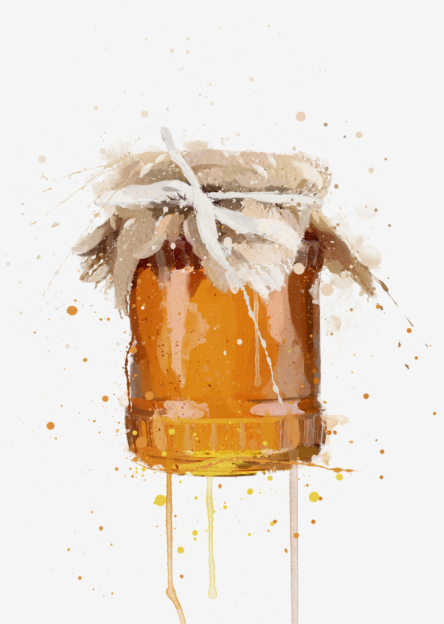 Honey Jar Wall Art Print