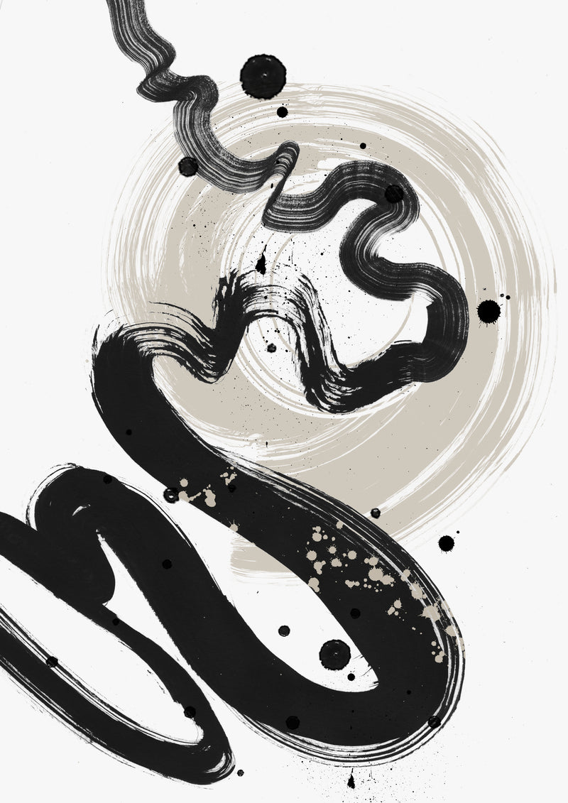 Abstract Wall Art Print 'Serendipity', Modern Abstract, Large Abstract Art, Abstract Wall Decor