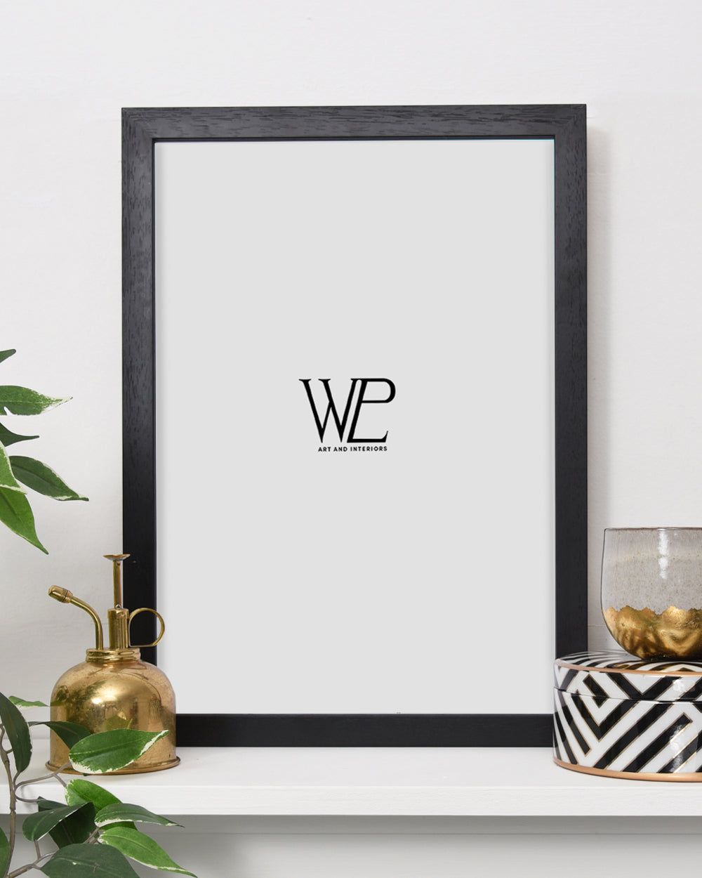 Wooden Frame, Smooth Black
