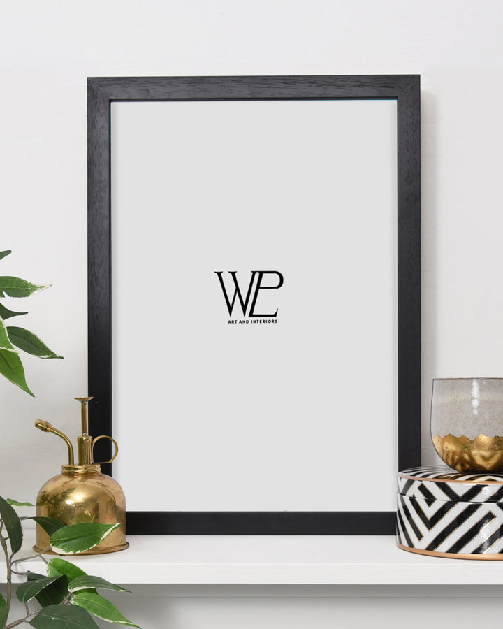 Wooden Frame, Smooth Black