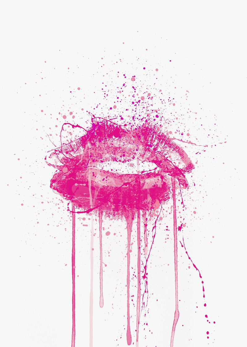 Candy Yum Yum' Lips Wall Art Print