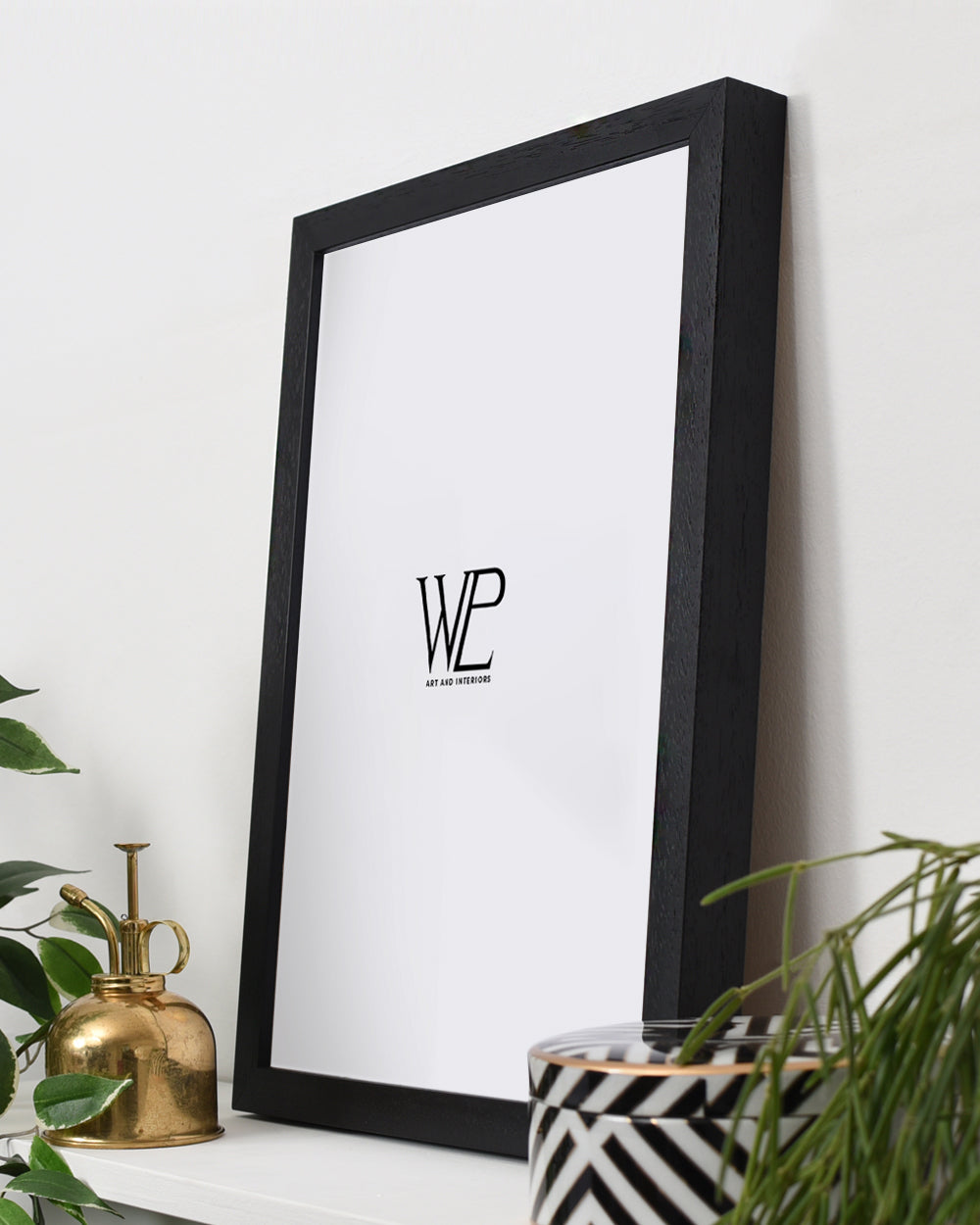 Wooden Frame, Smooth Black