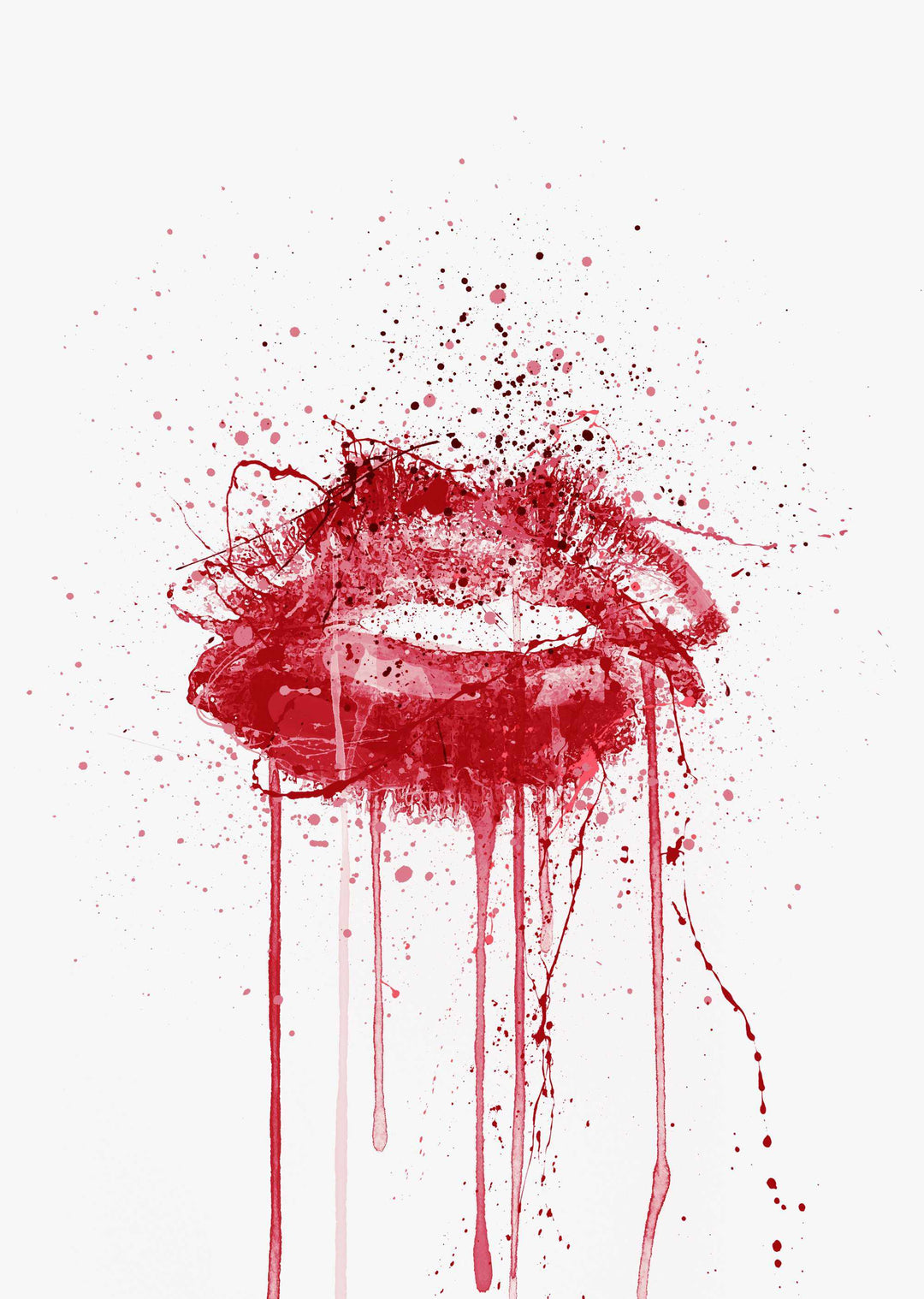 Diva' Lips Wall Art Print-We Love Prints