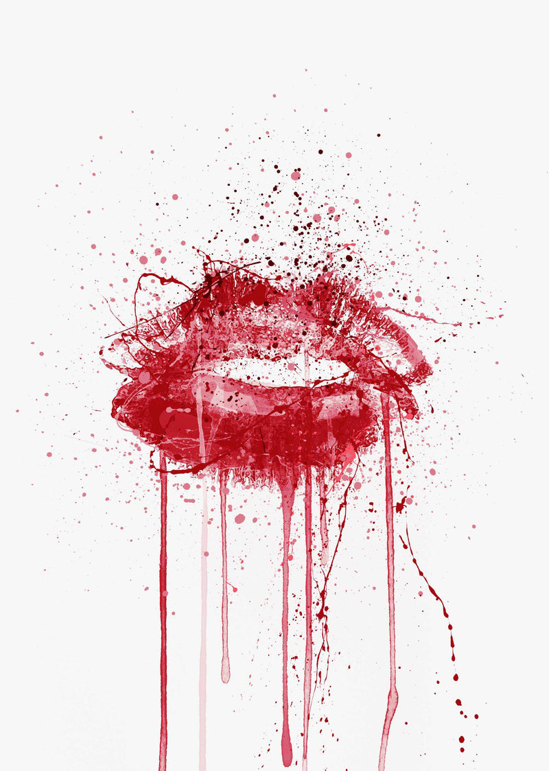 Diva' Lips Wall Art Print