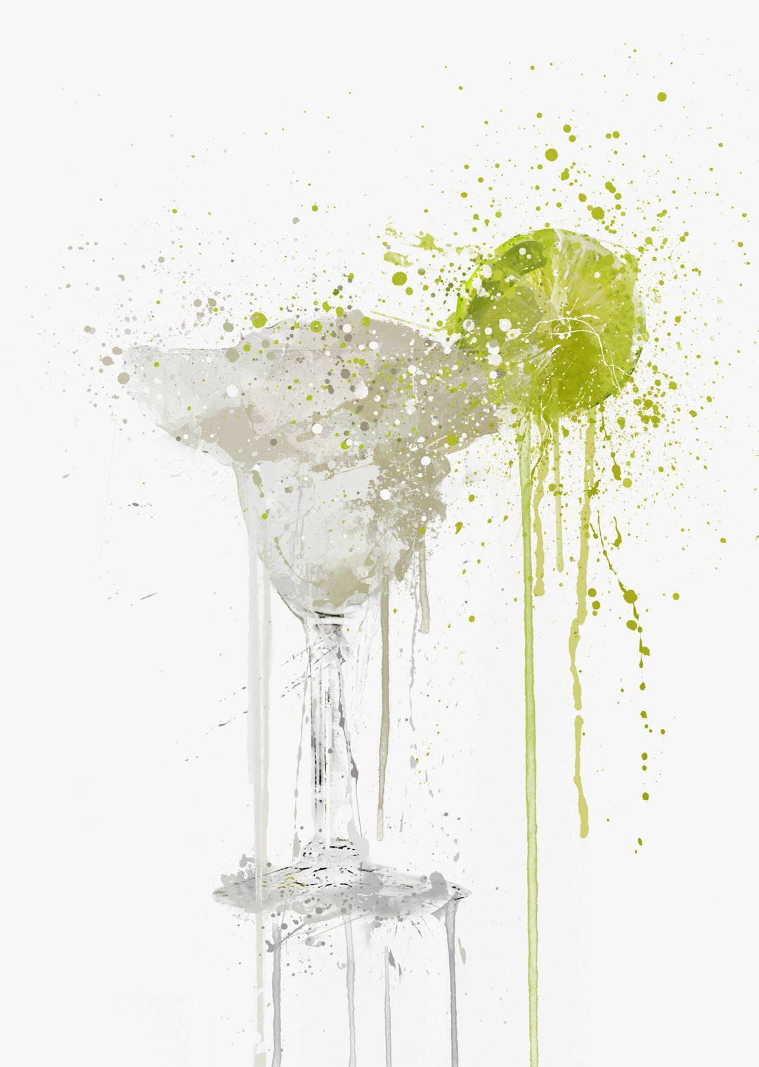 Frozen Margarita Cocktail Wall Art Print-We Love Prints