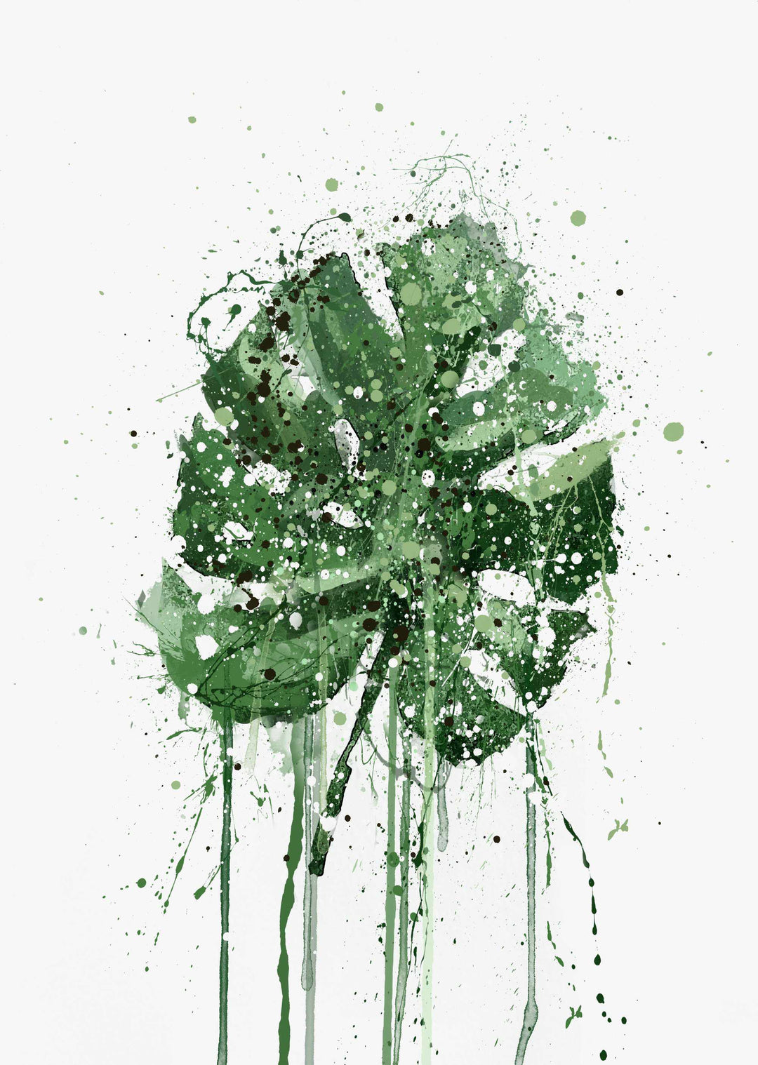 Monstera Leaf Wall Art Print-We Love Prints