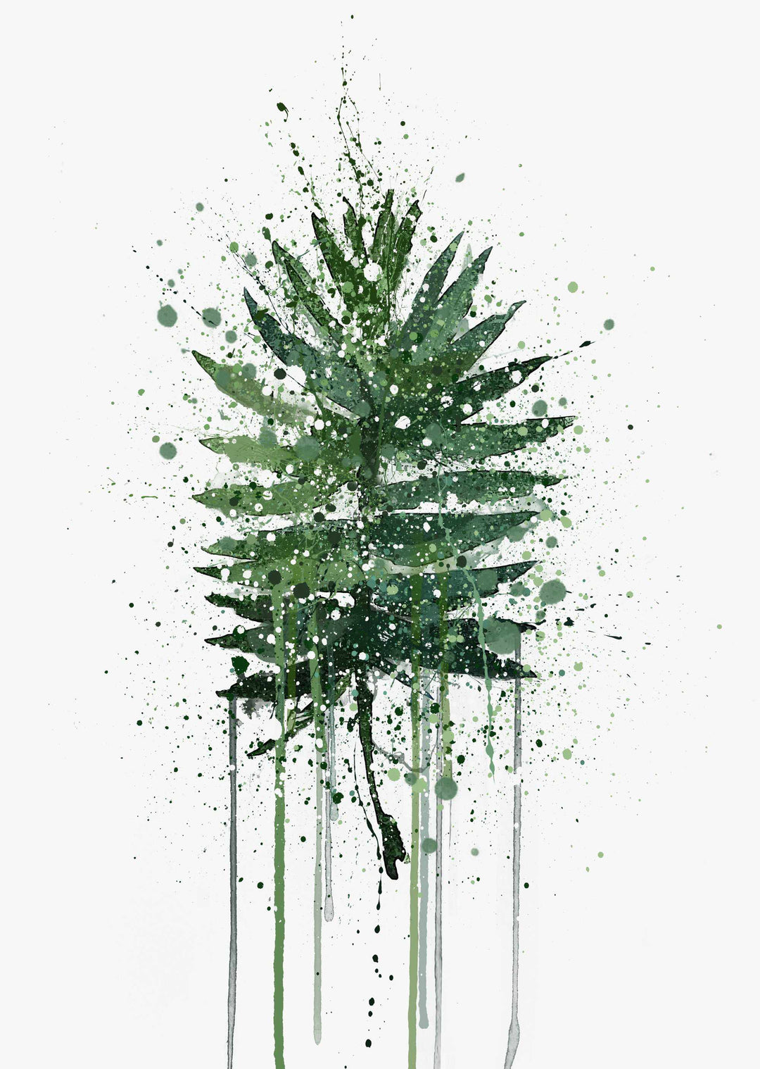 Palm Leaf Wall Art Print-We Love Prints