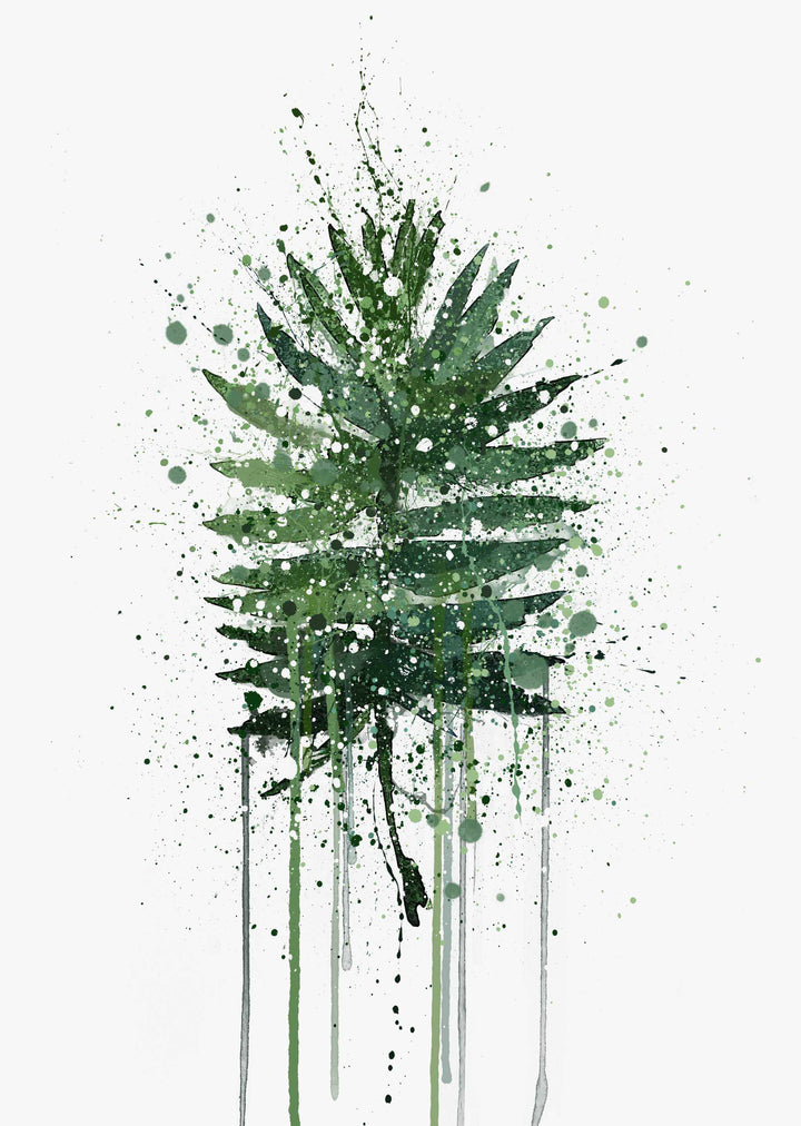 Palm Leaf Wall Art Print-We Love Prints