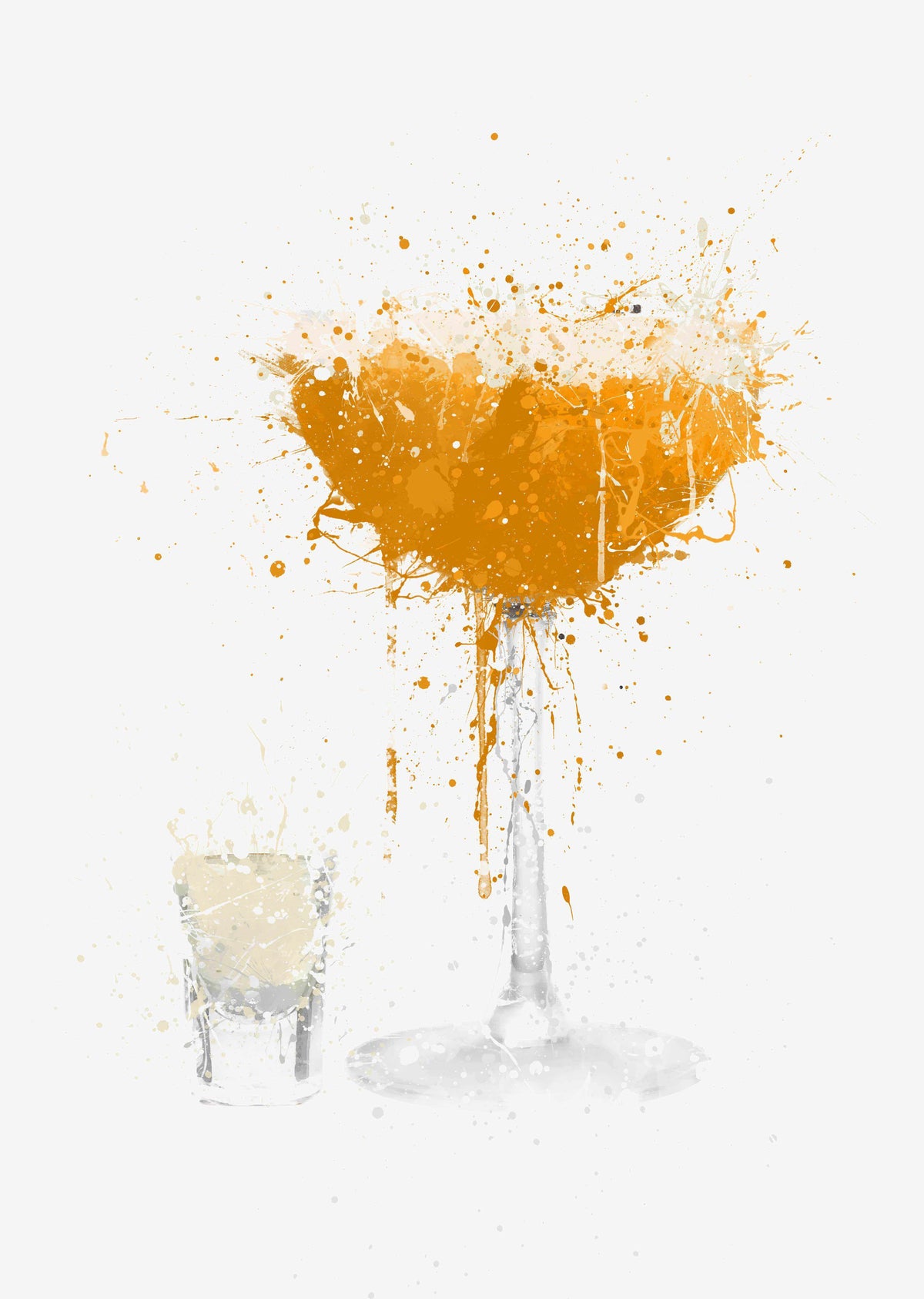 Pornstar Martini Cocktail Wall Art Print
