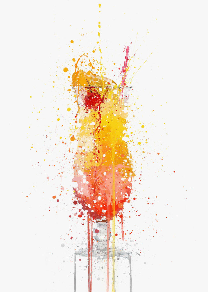 Sex On The Beach Cocktail Wall Art Print-We Love Prints